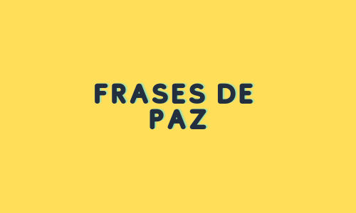 Frases de paz