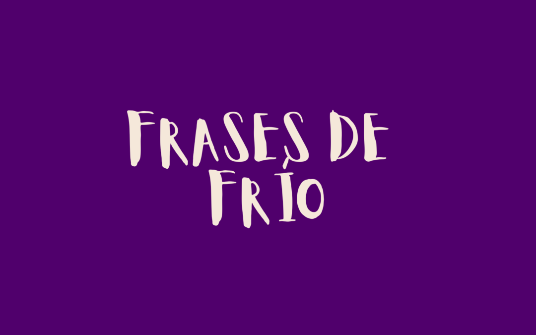 Frases de frío