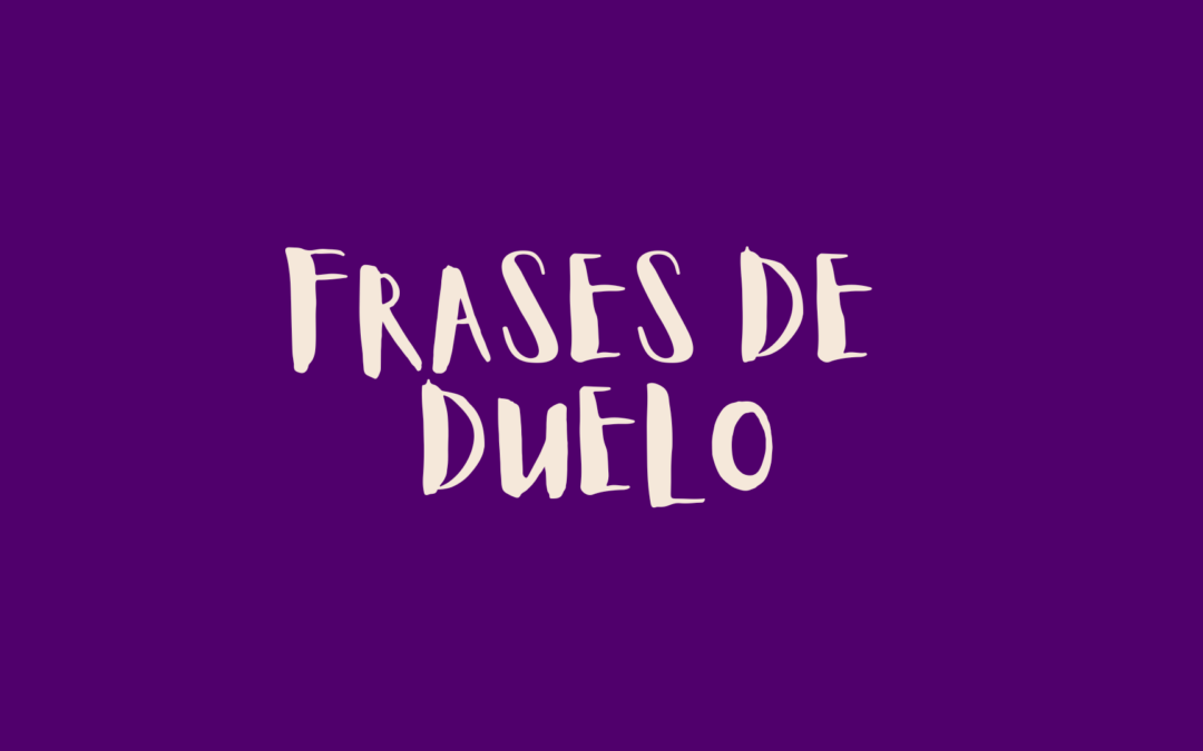 Frases de duelo